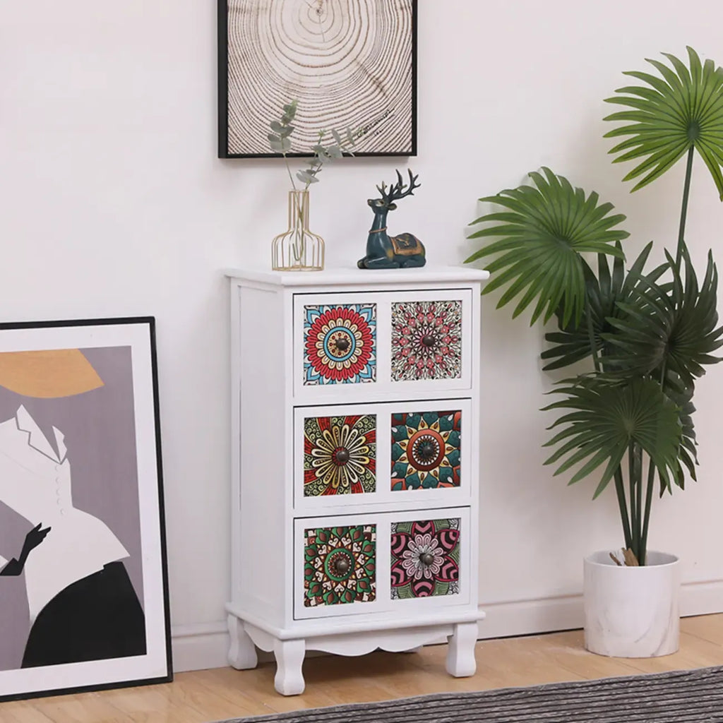 Meuble moderne du milieu du siècle avec motifs décoratifs pour la maison