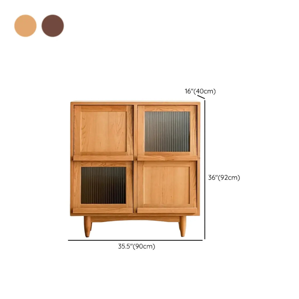 Bibliothèque standard en bois pour la maison, finition naturelle
