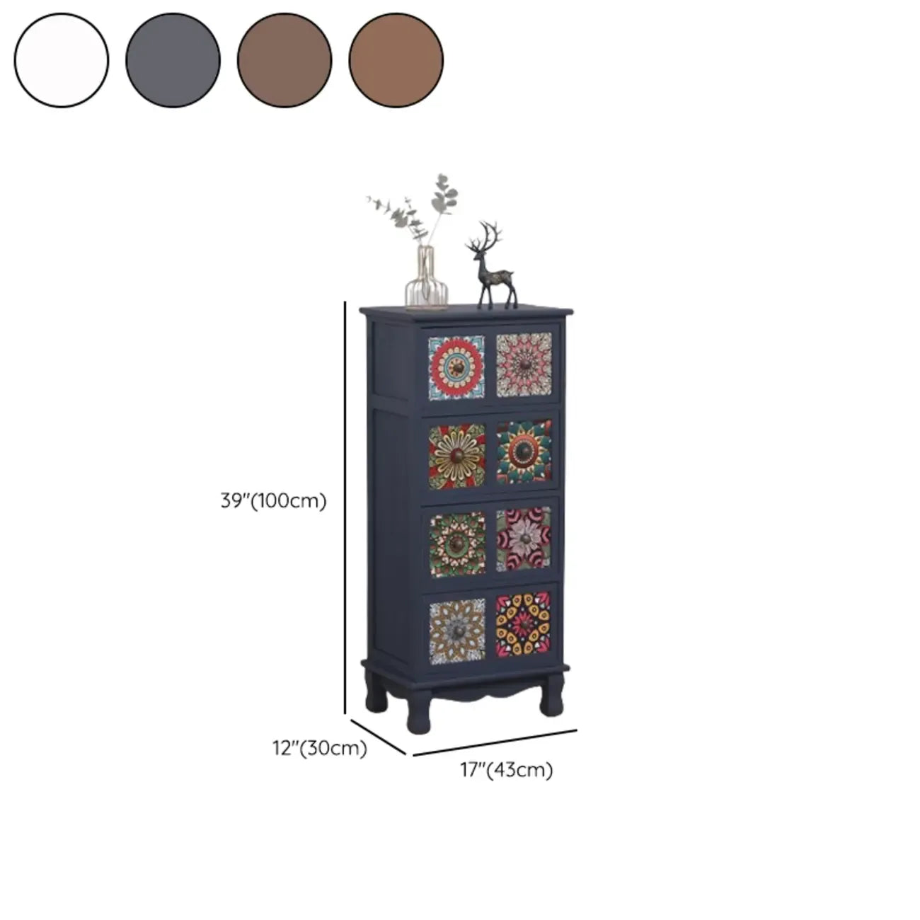 Meuble moderne du milieu du siècle avec motifs décoratifs pour la maison