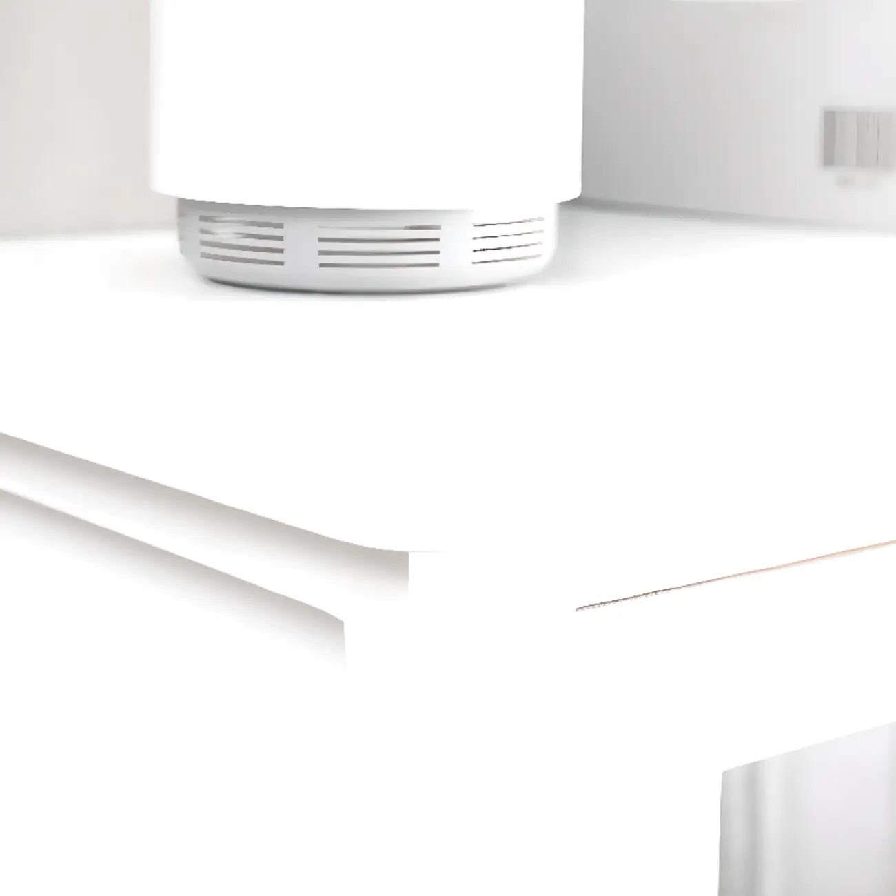 Meuble indépendant en bois massif blanc avec tiroirs