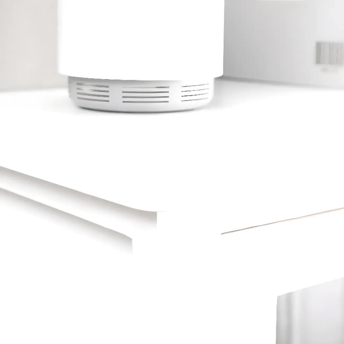 Meuble indépendant en bois massif blanc avec tiroirs