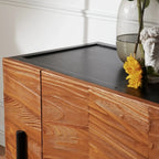 Mobiletto da soggiorno a sé stante marrone da 72 pollici per l'arredamento del soggiorno