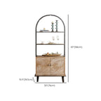 Meuble de salon en bois de style campagnard français avec motifs de feuilles
