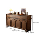 Buffet moderne en bois marron avec rangement