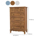 Meuble d'appoint rustique en bois blanc avec plusieurs tiroirs