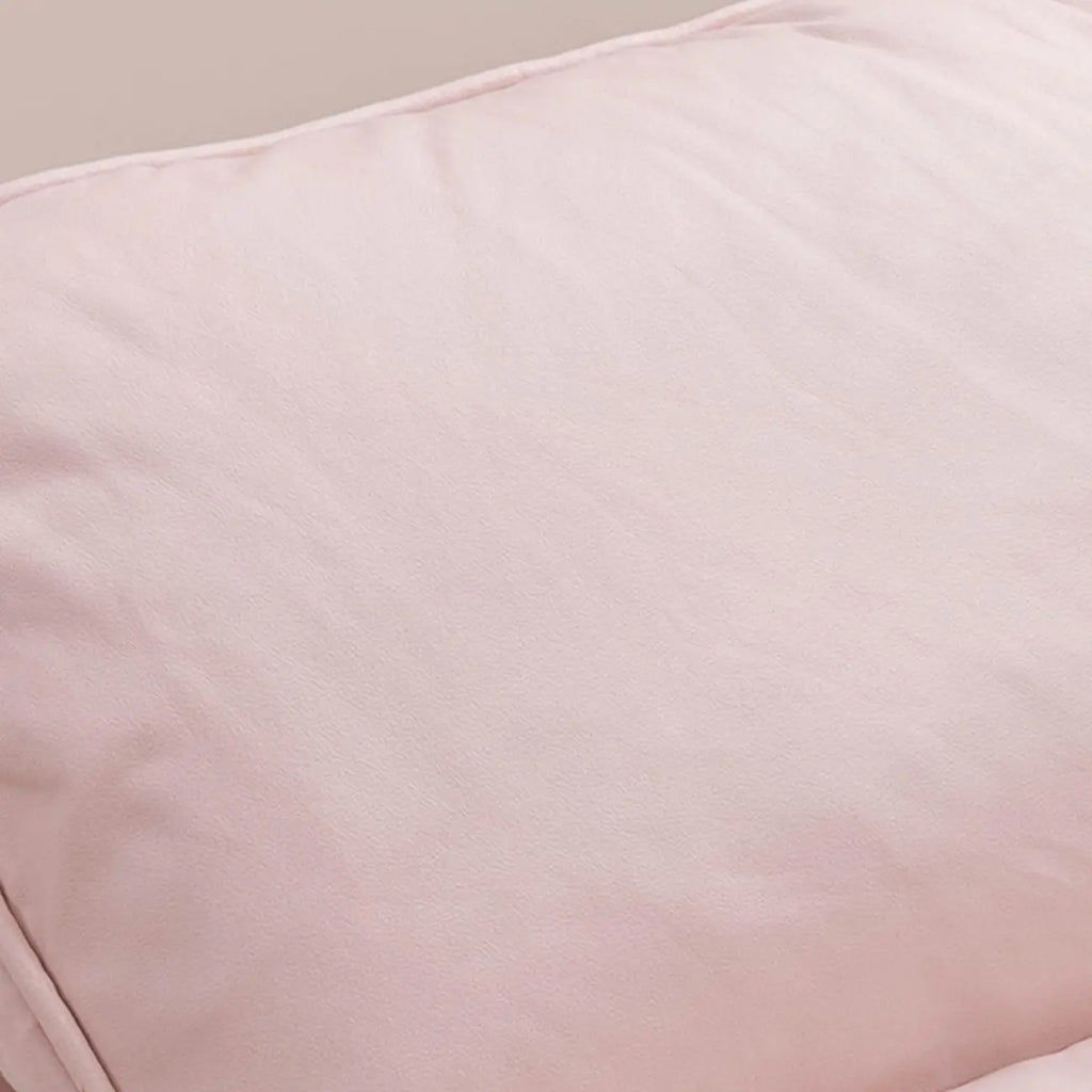 Fauteuil à bascule moderne sans accoudoirs, revêtu de flanelle, avec repose-pieds