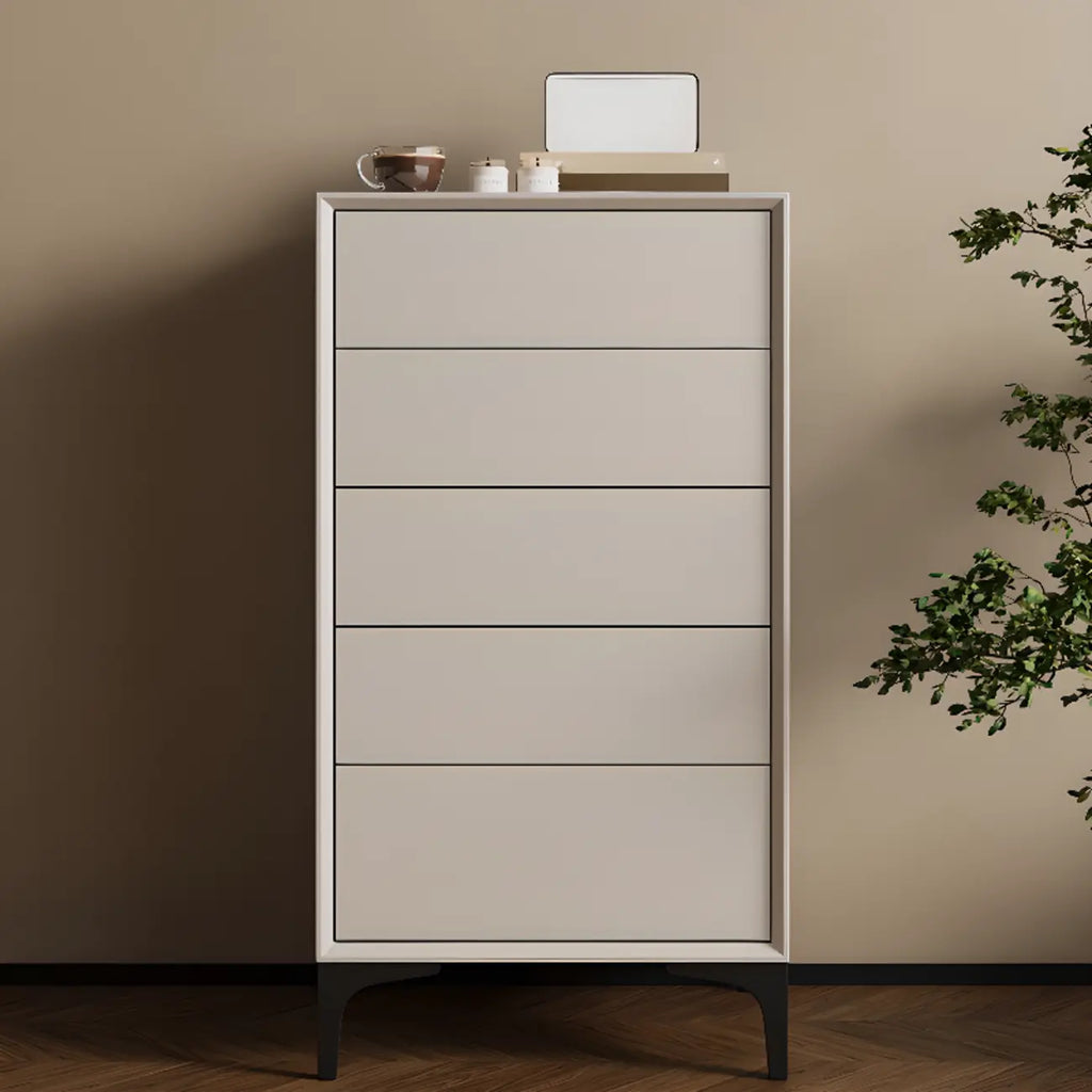 Commode d'appoint autoportante avec tiroirs pour le rangement de la maison