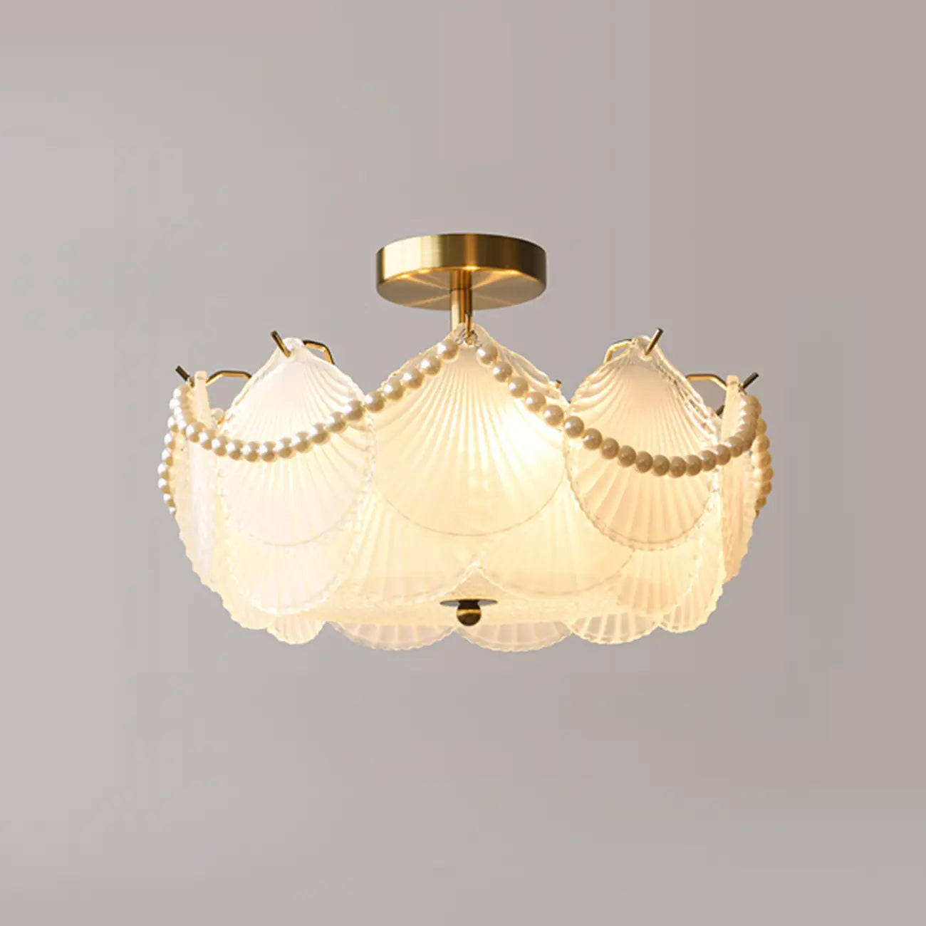 Plafonnier de luxe avec abat-jour d'ambiance pour salon
