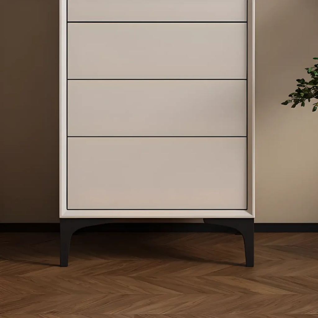 Commode d'appoint autoportante avec tiroirs pour le rangement de la maison