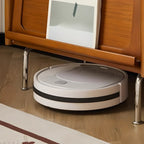 Mobiletto moderno in legno di pino con anta in vetro, 50 cm
