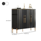 Meuble élégant en bois gris foncé avec design autoportant
