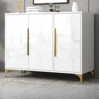 Meuble de cuisine minimaliste en bois blanc avec portes
