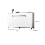Meuble de cuisine minimaliste en bois blanc avec portes