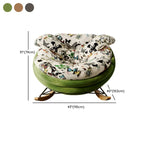 Fauteuil à bascule ergonomique moderne rembourré avec repose-pieds en option