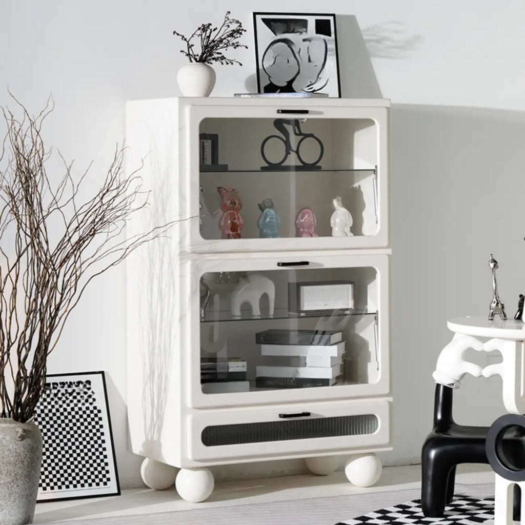 Meuble d'appoint moderne autoportant pour forme rectangulaire