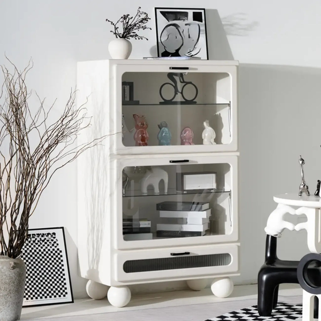 Meuble d'appoint moderne autoportant pour forme rectangulaire