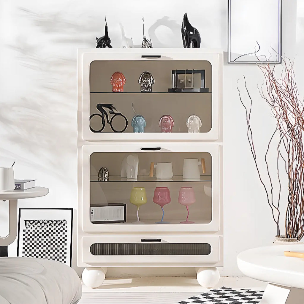 Meuble d'appoint moderne autoportant pour forme rectangulaire