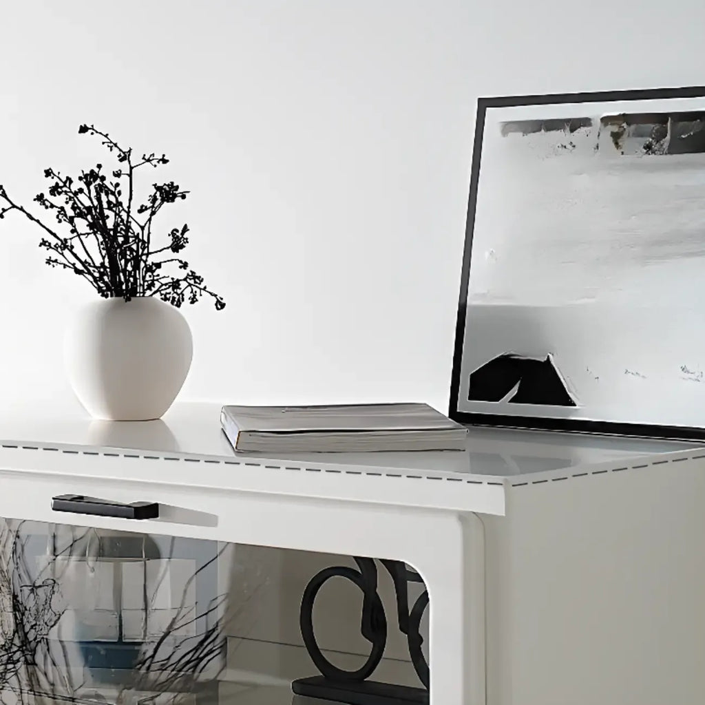 Meuble d'appoint moderne autoportant pour forme rectangulaire