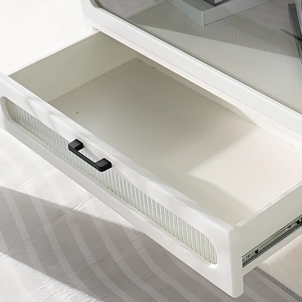 Meuble d'appoint moderne autoportant pour forme rectangulaire