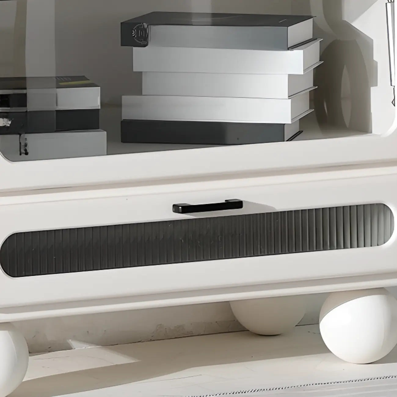 Meuble d'appoint moderne autoportant pour forme rectangulaire
