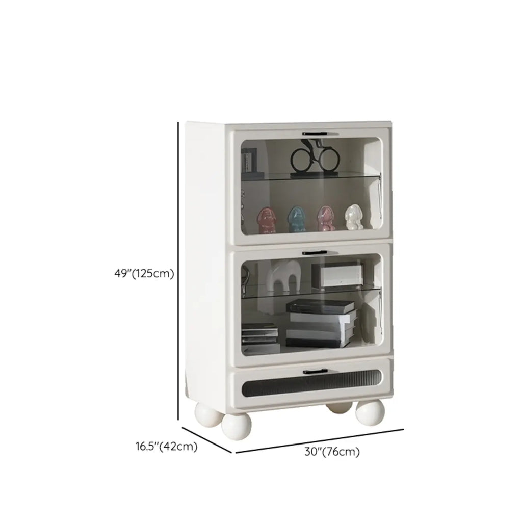 Meuble d'appoint moderne autoportant pour forme rectangulaire