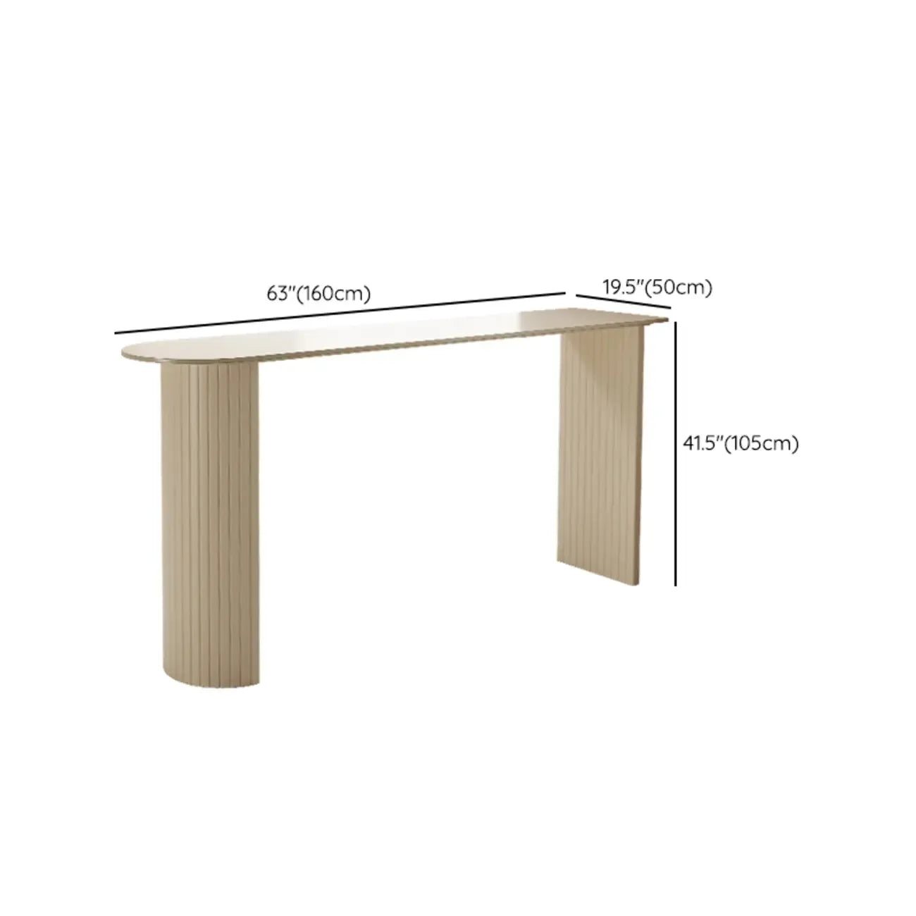 Ensemble de table de bar minimaliste en marbre blanc étroit