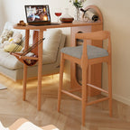 Table de bar moderne en bois de 122 cm avec tiroir de rangement