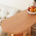Table de bar moderne en bois de 122 cm avec tiroir de rangement