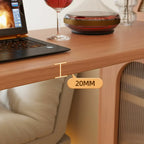 Table de bar moderne en bois de 122 cm avec tiroir de rangement