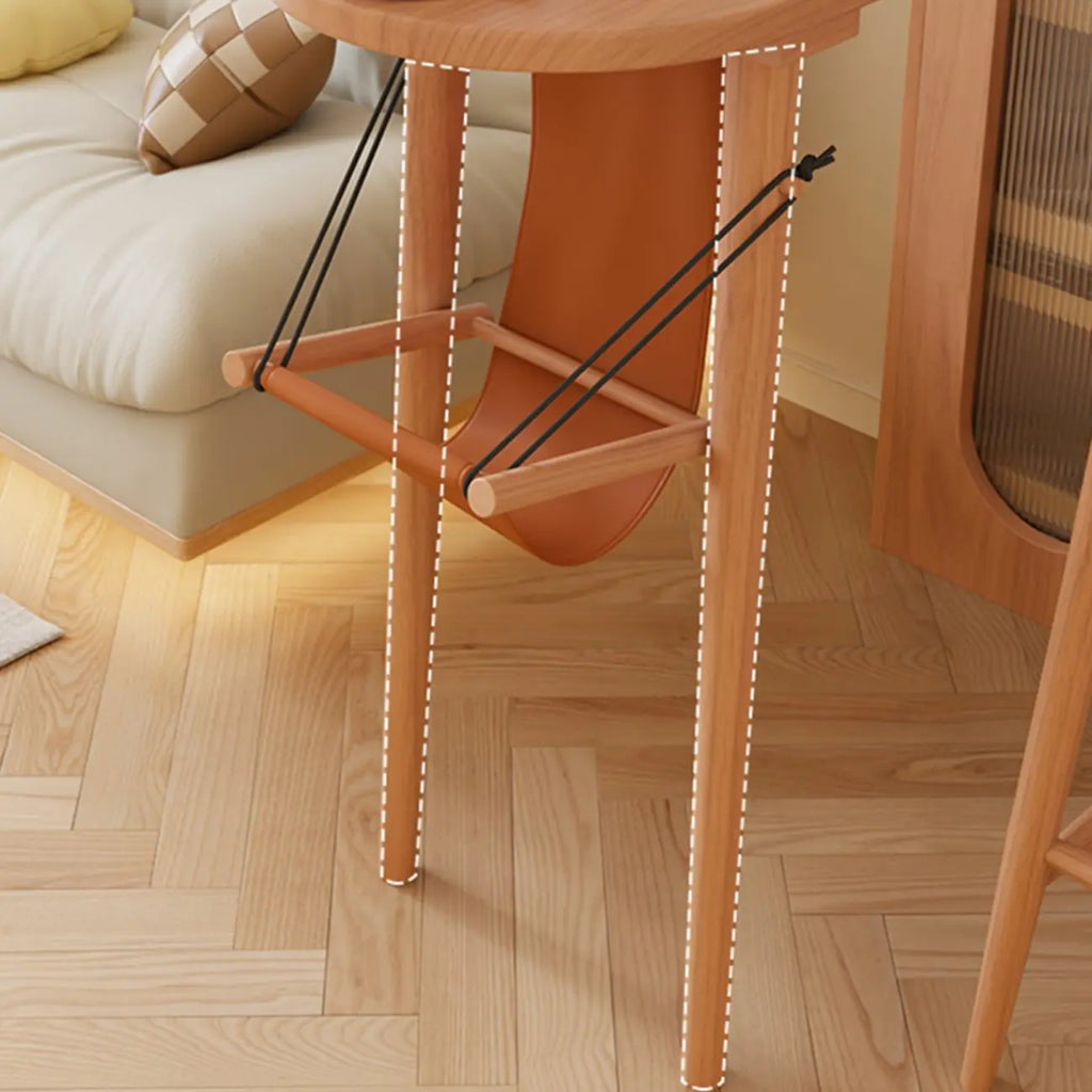 Table de bar moderne en bois de 122 cm avec tiroir de rangement