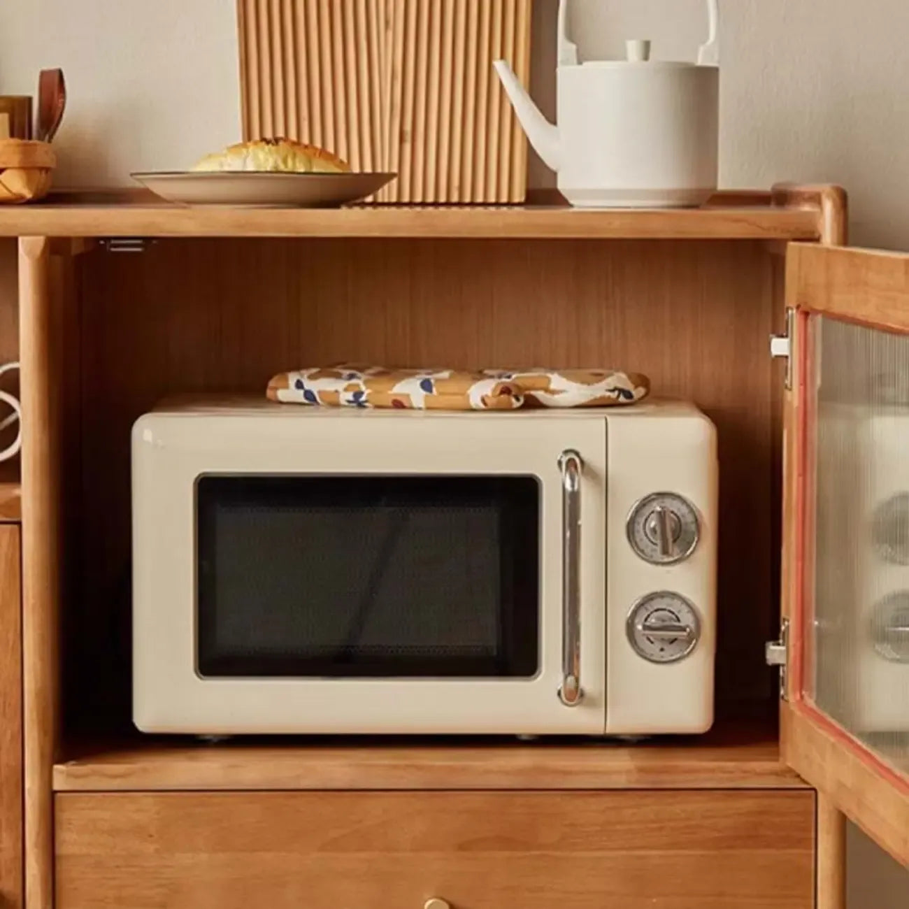 Madia da cucina in legno di ciliegio regolabile Made in China