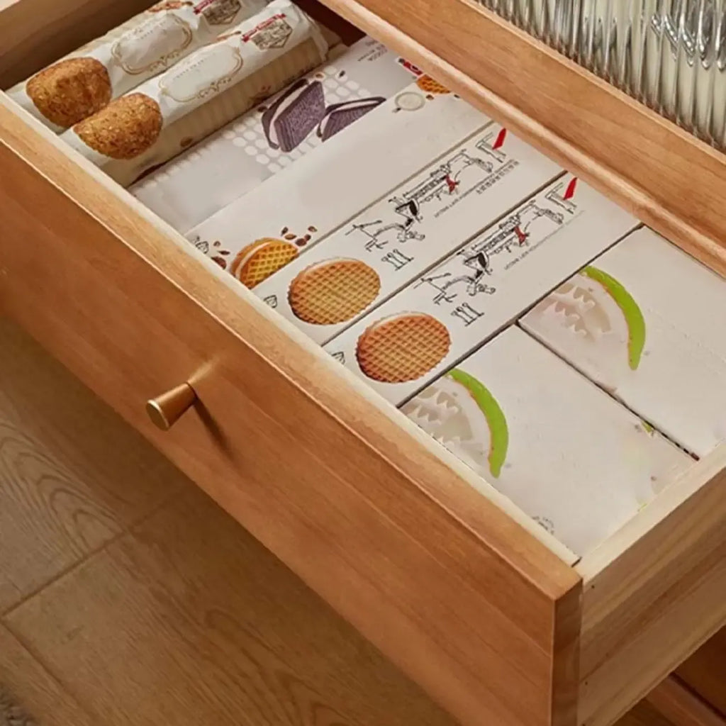 Madia da cucina in legno di ciliegio regolabile Made in China