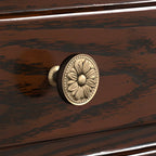 Cassettiera a 5 cassetti in legno di frassino con finitura laccata, stile country americano