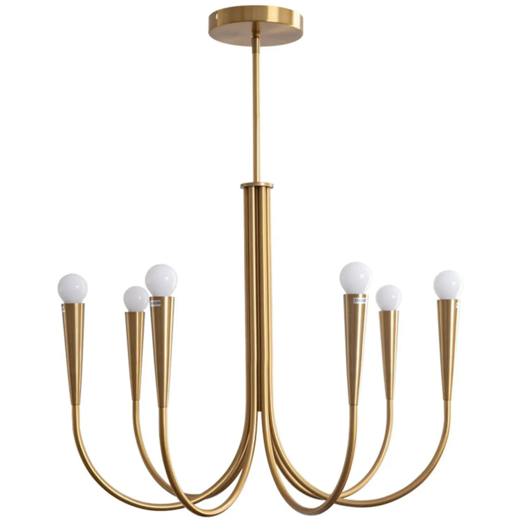 Lustre de plafond à branches de style Mid-Century avec hauteur réglable