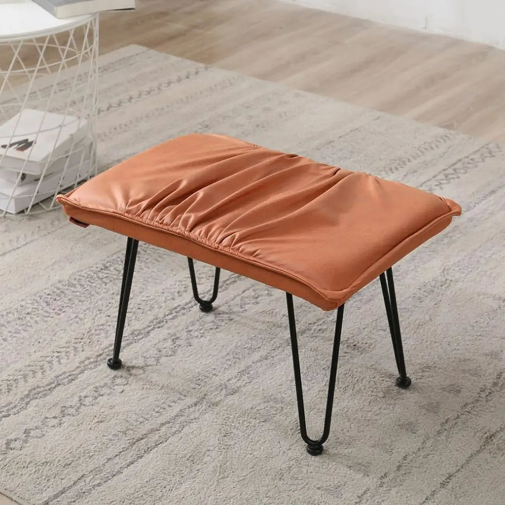 Fauteuil à bascule recouvert de coton avec coussins amovibles