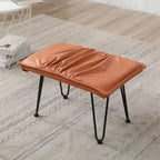 Fauteuil à bascule recouvert de coton avec coussins amovibles