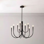 Lustre de plafond à branches de style Mid-Century avec hauteur réglable