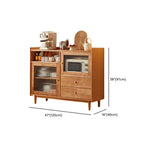Madia da cucina in legno di ciliegio regolabile Made in China