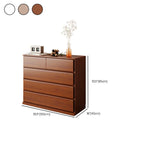 Commode double minimaliste en bois massif avec 10 tiroirs