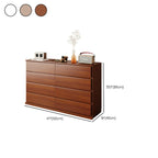 Commode double minimaliste en bois massif avec 10 tiroirs