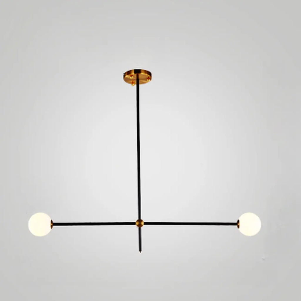 Lampadario Sputnik Industriale Nero a 6 Luci
