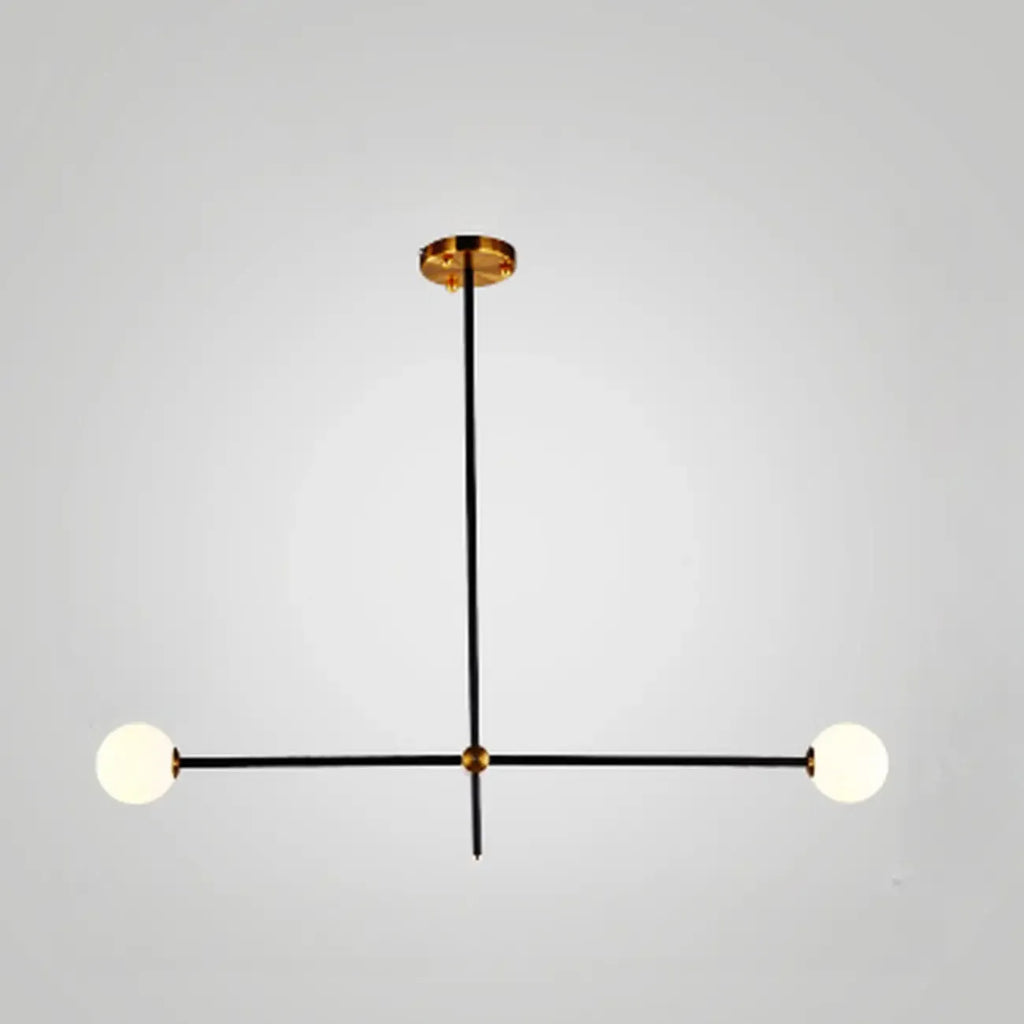 Lampadario Sputnik Industriale Nero a 6 Luci