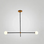 Lampadario Sputnik Industriale Nero a 6 Luci