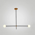 Lampadario Sputnik Industriale Nero a 6 Luci