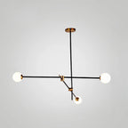 Lampadario Sputnik Industriale Nero a 6 Luci