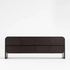 Comò elegante in legno da 19.5"L con 8 cassetti per camera da letto