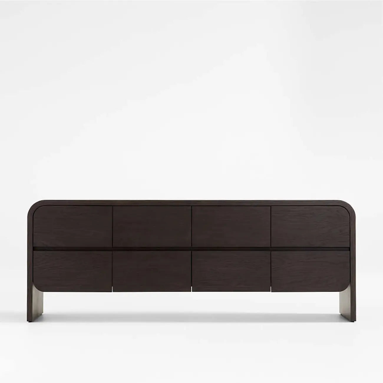 Comò elegante in legno da 19.5"L con 8 cassetti per camera da letto