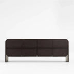 Comò elegante in legno da 19.5"L con 8 cassetti per camera da letto
