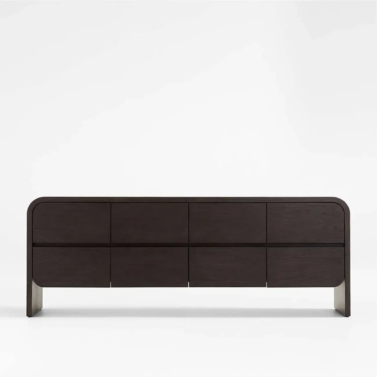 Comò elegante in legno da 19.5"L con 8 cassetti per camera da letto