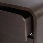 Comò elegante in legno da 19.5"L con 8 cassetti per camera da letto